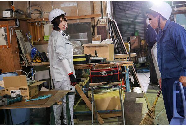 DANDYA-016 "I'll Suck Your Dick, So You Know." A Tall, Tomboyish Factory Manager Who Secretly Gives A Blowjob To A Worker With Lower Body Problems. Screenshot 14