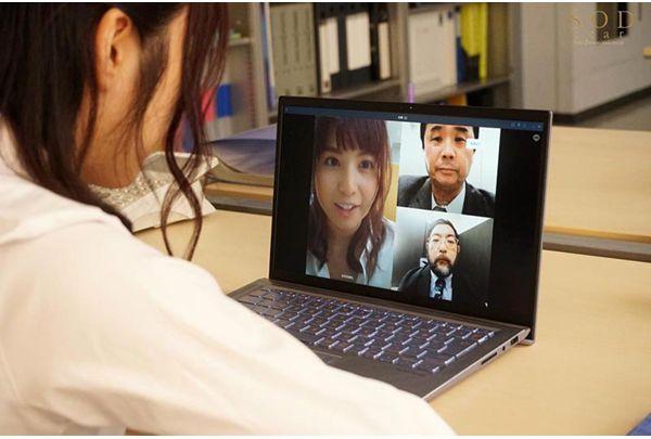 STARS-319 Telework Alone With A Beautiful Subordinate Who Has A Boyfriend In The Office Of An Empty Company Working From Home ... From 9:00 Commuting To 17:00 Commuting, And Working Overtime All The Time. I Kept Crazy So Many Times That I Forgot The Deadline! Nanase Asahina Screenshot