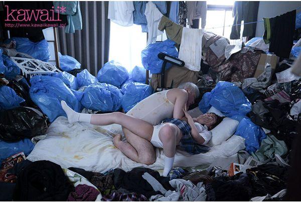 CAWD-909 The Fate Of A Cold-hearted Girl In A Glasses-wearing Uniform Who Was Imprisoned And Trained By A Stinky Middle-aged Man In Her Neighbor's Trash Room, Who Gave Her 49 Consecutive Creampies Without Pulling Out... Riho Shishido Screenshot 10