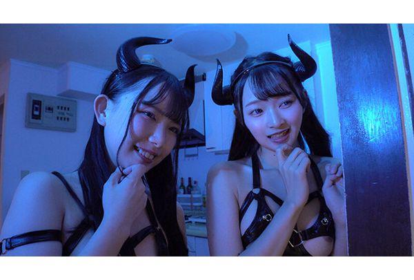 DNJR-154 I Was Attacked By Two Succubi While I Was Sleeping And Had My Semen Sucked Out Until I Died. Screenshot 4