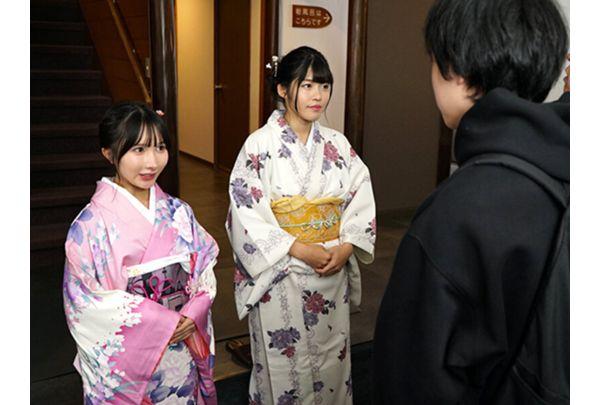 GVH-830 The Sister Proprietresses Of A Hot Spring Inn On The Verge Of Bankruptcy Use Their Natural Skills To Turn The Business Around With Their Overly Erotic Customer Service! Wakana Hachimori / Kana Yura Screenshot 1