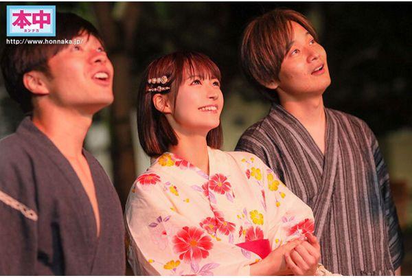 HMN-743 On The Night Of The Fireworks Festival, A Sudden Downpour Caused Chaos. I Took Refuge In A Love Hotel Room With My Childhood Friend And Classmate, And We Had Creampie Sex. Natsu Tojo Screenshot 1