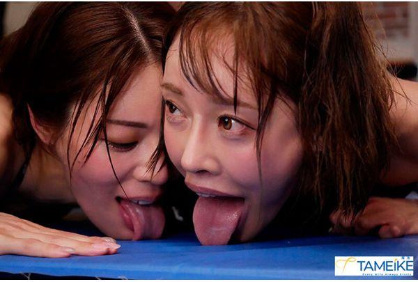 MFYD-183 TAMEIKE W's Exclusive Reptilian Co-starring! Two Sex Elites And Monstrous Stamina Monsters Go On A Relentless ALL NIGHT Sperm-draining Spree!! Futaba Otani, Ruisa Tsuki Screenshot 11