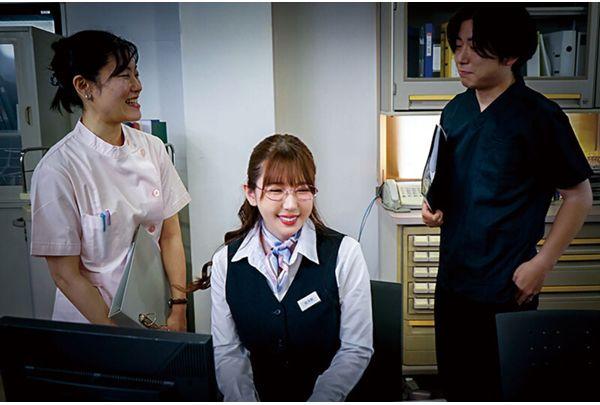 NGOD-361 The Receptionist Wife Of A Late-night Hospital Ward Has Multiple Ejaculations Of The Pent-up Semen Of Frustrated Patients Poured Deep Into Her Vagina... Screenshot 1