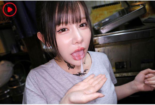 NPJS-270 A Day In The Life Of A Busty, Tattooed Manager Running A Grimy, Trendy Diner, Swallowing Sperm. Screenshot 9