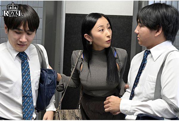 ROYD-304 I Happened To See A Pervert In The Room Across From Me. We're Both Virgins, But This Nasty, Vulgar Slut Suddenly Seduced Us... My Brand New Balls Died After A Brutal, Continuous Creampie Lesson. Kitano Mina Screenshot 3