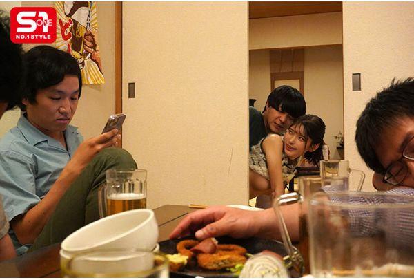 SNOS-083 [A Miracle At A Club Drinking Party] My Outspoken Female Friend, With Whom I Don't Get Along, Got Drunk And Defenseless, So I Made A Move On Her Without Thinking! And To My Surprise... Our Dicks And Pussies Were A Perfect Match! We Had Telepathic Sex Until The Morning. Haru Kuragi Screenshot 8