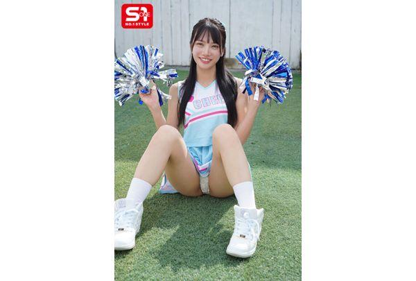 SNOS-189 That Girl From The Cheerleading Club Is So Dedicated To Practice That She Doesn't Even Notice Her Skirt Flipping Up, And I'm Already... Sakakibara Moe Screenshot 1