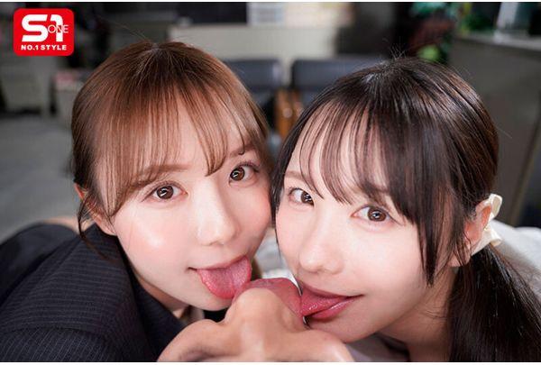 SNOS-353 I Witnessed A Lesbian Kiss Between The Strict Teacher Miru And The Kind Teacher Murakami Yuuka! I Was Forced To Join In Too, And My Brain Melted As We Engaged In A Sticky, Tongue-kissing Reverse Threesome! Screenshot 14