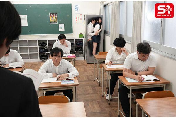 SNOS-403 I'm A Classmate Of A Teenage Girl Whose Sexual Hormones Are Gushing Out, And Who Even Masturbates Secretly During Class. Screenshot 11