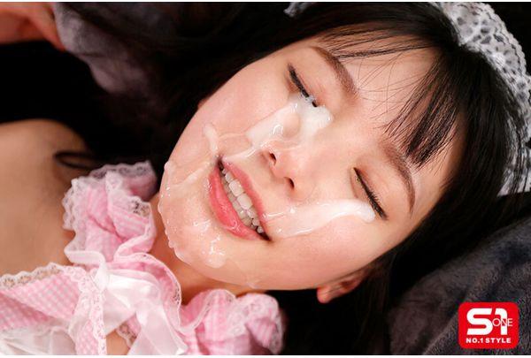 SONE-587 Such A Beautiful Girl's Erotic Blowjob And Happy Mass Cumshot On Her Face Moe Sakakibara Screenshot 6