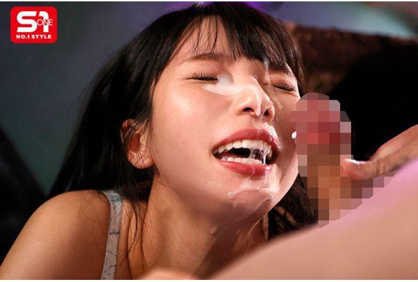 SONE-587 Such A Beautiful Girl's Erotic Blowjob And Happy Mass Cumshot On Her Face Moe Sakakibara Screenshot 8