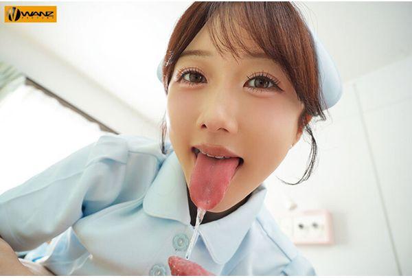 WAAA-637 Facial-focused Anaconda Snake Tongue Masturbation Support Ejaculation Management Clinic: A Nurse Stares At You, Licks You With Her Tongue, And Gives You Sticky Saliva Kisses While Jerking You Off With Dirty Talk! Hibiki Otsuki Screenshot 5